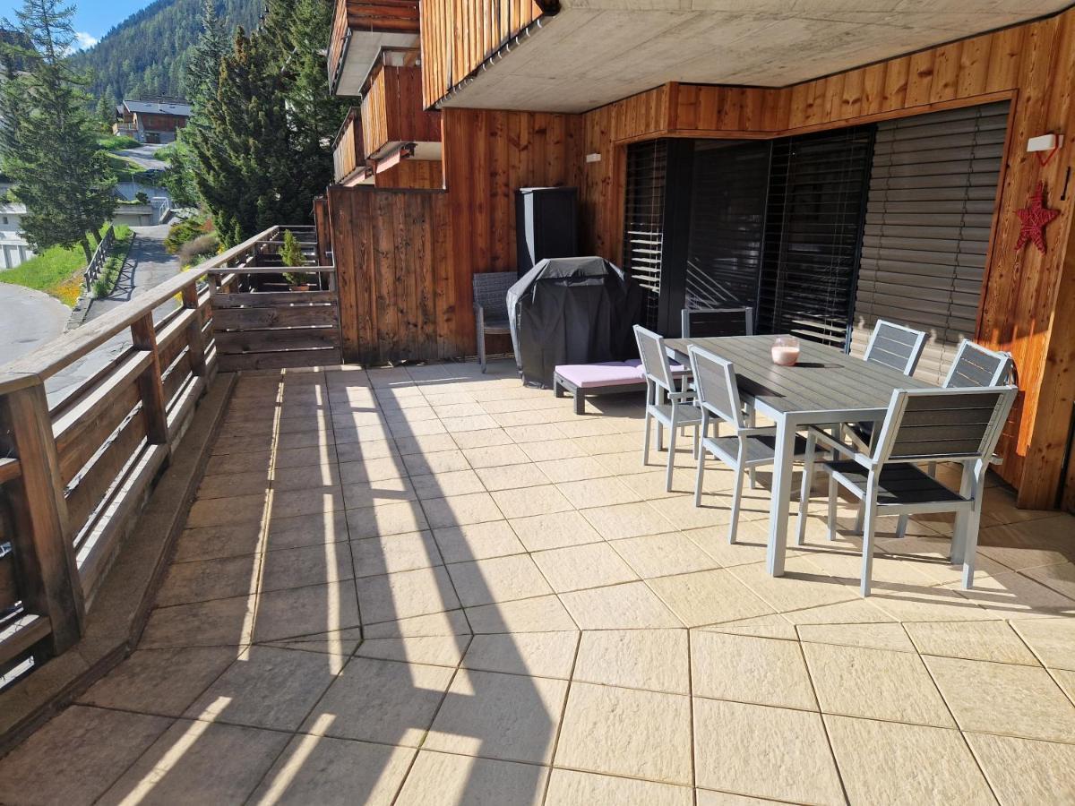 Superbe Appartement Champex-Lac Avec Piscine Et Sauna エクステリア 写真
